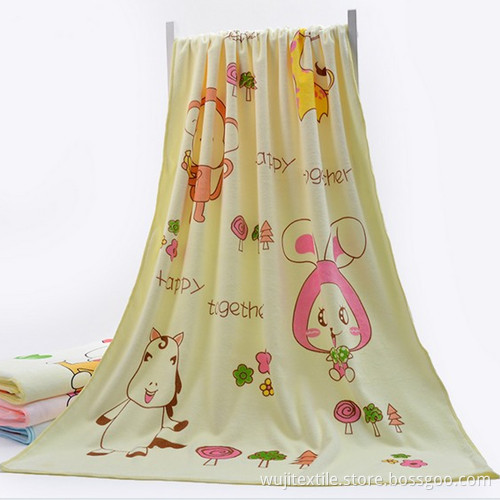 Microfiber Ultra-Soft and Comfortable Bath Towel Beach Towel (WJ-B978)
